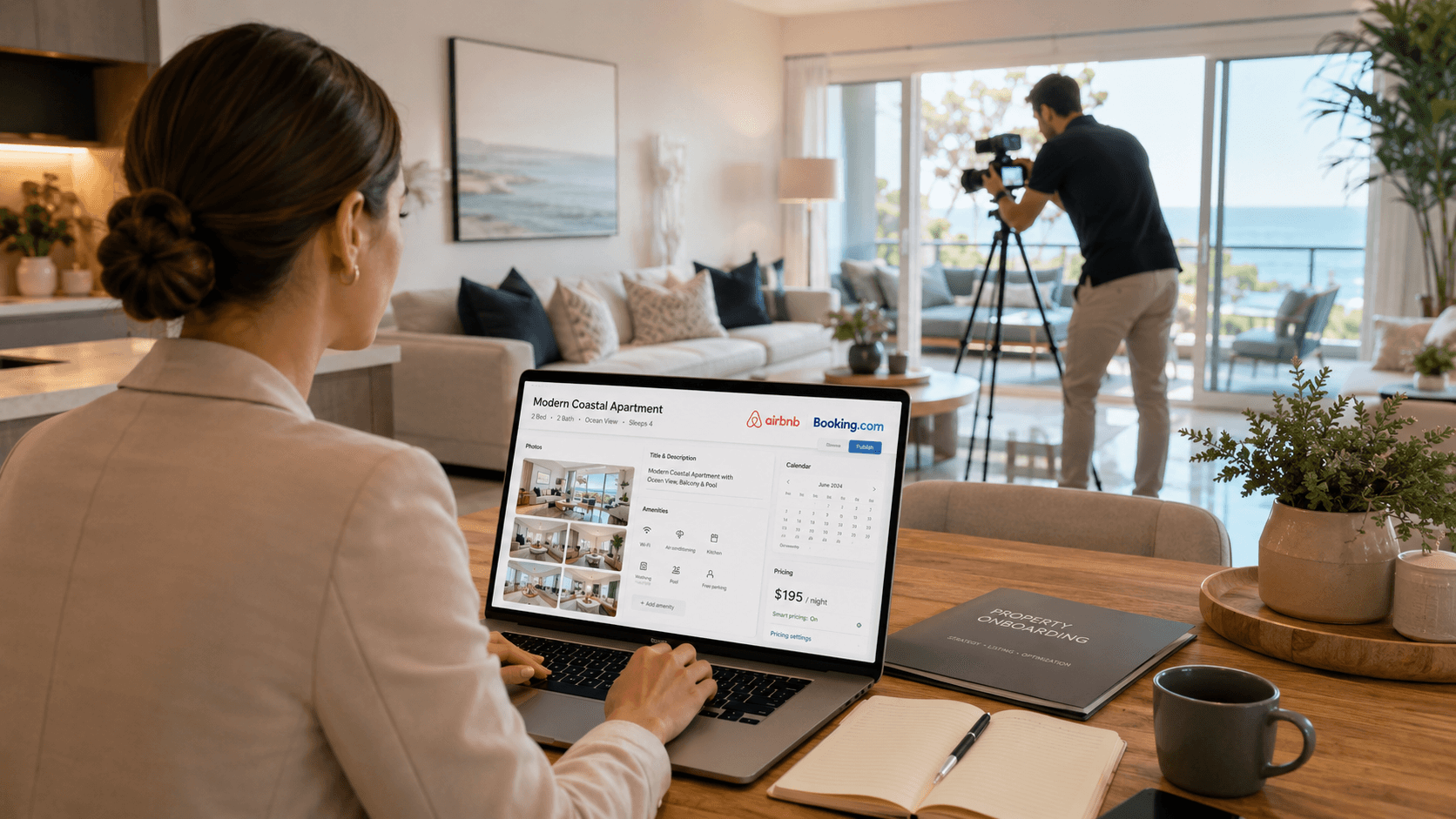 Професионално създаване на Airbnb и Booking обява за апартамент